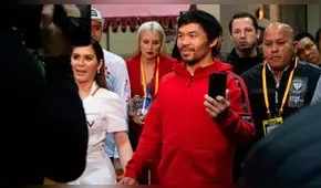 Pacquiao vs Broner EN VIVO: La llegada de 'Pacman' al MGM Grand Garden Arena de Las Vegas [VIDEO]