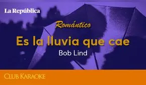 Es la lluvia que cae, canción de Bob Lind 