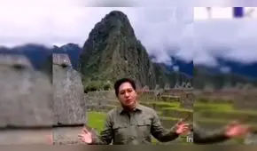 Cusco: Candidato de APP comete infracción al filmar propaganda en Machu Picchu [VIDEO]