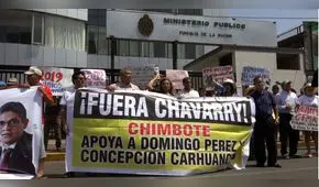 Chimbotanos repudian al Fiscal de la Nación y apoyan a Rafael Vela y Domingo Pérez