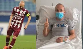 Andrés Iniesta fue operado a sus 36 años y será baja en su equipo