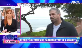 Pedro Moral niega que Sheyla Rojas lo apoyaba económicamente: “No compra ni un caramelo”