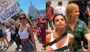 Emily Ratajkowski y Amy Schumer detenidas por manifestar contra presunto violador [VIDEO]