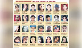 Arequipa es la región con más niños desaparecidos