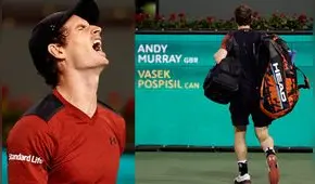 ¡Andy Murray quedó fuera de Indian Wells! El 129 del ranking ATP derrotó al mejor del mundo | VIDEO