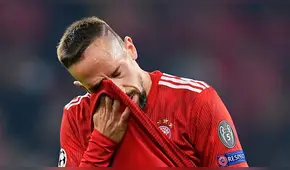 Ribéry perdió los papeles y golpeó a periodista tras derrota contra Borussia Dortmund