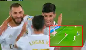 El VAR valida el gol de Marco Asensio para el 2-0 del Real Madrid [VIDEO]