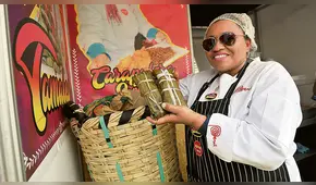 Los ricos tamales de Magaly Silva se lucen en Mistura