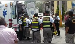 Simulacro de incendio en mercado de Chosica