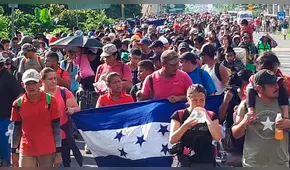 Caravana migratoria: Llegaron a Honduras 110 personas deportadas por México
