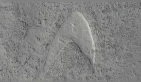 La NASA capta logotipo de Star Trek en montículo de Marte [VIDEO]