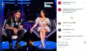 “Reina de la Canción”: Natti Natasha comparte foto con Anuel AA en la semifinal del concurso