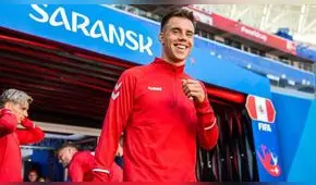 Gran gesto de daneses con un compañero tras choque contra Perú