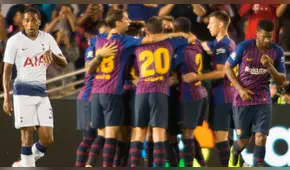 Barcelona se impuso a Tottenham por penales (5-3) en la International Champions Cup