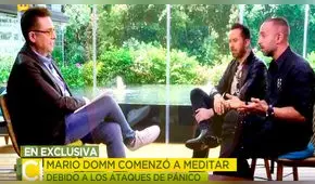 Mario Domm revela que consume ayahuasca para combatir ataques de pánico