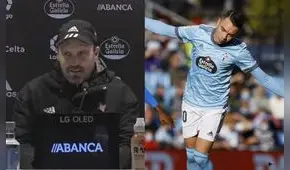 ¿'Chacho’ vidente? La premonitoria frase de Coudet sobre Aspas previo al duelo ante el Barcelona