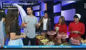 ‘Ramsés’ evitó probar ceviche en 'Espectáculos' y reveló el porqué [VIDEO]