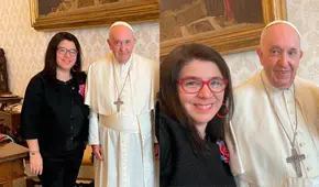 Paola Ugaz se reunió con el papa Francisco y le informó sobre abusos sexuales cometidos por el Sodalicio