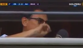 Alianza vs Cristal: la reacción de Martín Vizcarra luego de la dura falta sobre Céspedes [VIDEO]