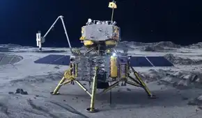 Róver chino halla nuevos materiales exóticos en la Luna