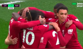 Liverpool vs Tottenham: testarazo perfecto de Roberto Firmino para anotar el 1-0 [VIDEO]