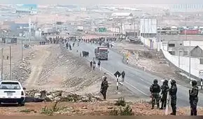 Tía María: Más enfrentamientos entre policías y huelguistas en el ingreso a Mollendo