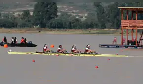 Selección peruana de remo ganó medalla de bronce en juegos Odesur 