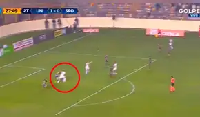 Universitario vs Sport Rosario EN VIVO: genial gesto técnico de Denis para el 2-0 merengue [VIDEO]