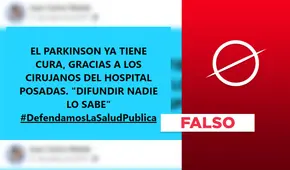 Es falso que existe una cura para la enfermedad de Parkinson 