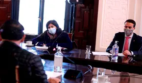 Cateriano, Ruggiero y Alva se reúnen con dirigentes de la CGTP y CTP