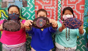 Mascarillas creadas por comunidad de Cantagallo concursarán en el Bienal Iberoamericana de Diseño 2020