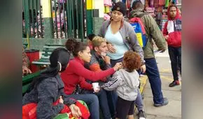 Familias venezolanas arriban al terminal de Plaza Norte [FOTOS]