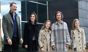 España: Reina Sofía logra tomarse foto con sus nietas en 'reconciliación' con Letizia [VIDEO]