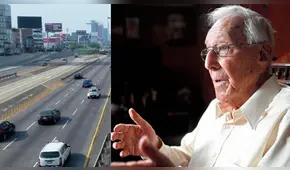 Congreso declara de interés público que la Vía Expresa lleve el nombre de Luis Bedoya Reyes