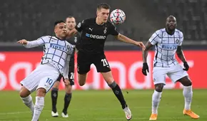 ¡Revivió! Inter venció a Borussia Monchengladbach por 3-2 en la Champions League