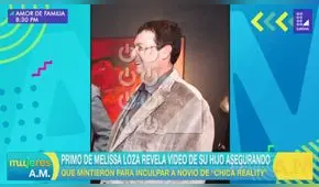 Familiar de Melissa Loza habla sobre su presunta relación con las drogas