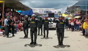 Cajamarca: Robocops causan sensación en fiesta de Carnaval [VIDEO]