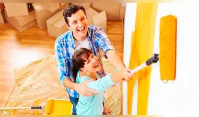 El pintado de casas, uno de los relajos durante la cuarentena 