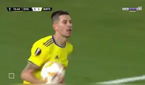 Europa League: peruano Alexei Ríos anotó gol del Bate Borisov ante Chelsea [VIDEO]