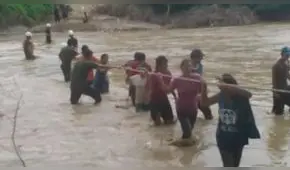 Lambayeque: rescatan a pobladores que se encontraban aislados en Motupe [VIDEO]