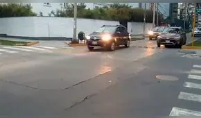 Hueco en pista fue tapado con arena a pesar de pedidos de reparación [VIDEO]