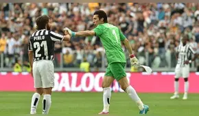 La singular bienvenida que Buffon le da a Pirlo como entrenador de la Juventus: “¿Ahora tengo que llamarte Mister?”
