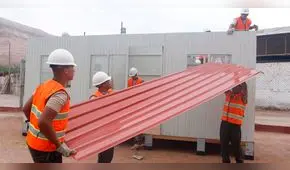 Arequipa: instalan módulos de vivienda para damnificados por huaico en Aplao [VIDEO]