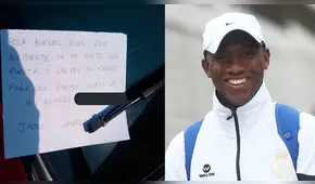 Jhoel Herrera chocó un auto y tuvo curiosa forma de reparar el daño