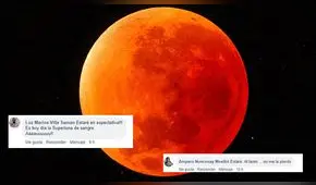 Facebook: usuarios emocionados por ver Superluna Sangre de Lobo [FOTOS]