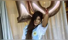 Argentina vence a Brasil y Suzy Cortez dedica atrevida foto a Lionel Messi