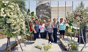Apristas dieron el último adiós a Alan García en cementerio de Trujillo
