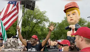 Donald Trump se convierte en el protagonista del Día de la Independencia