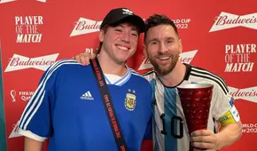 Paulo Londra emocionado por entregarle premio a Lionel Messi: “No lo puedo creer”