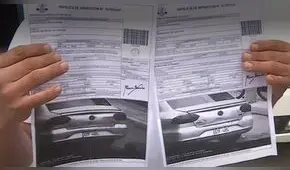 Empresario recibió 2 papeletas luego de que clonaran la matrícula de su vehículo [VIDEO]
